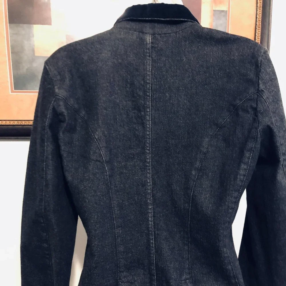 Chaps Blue Riding  Jacket - Picture 4 of 6